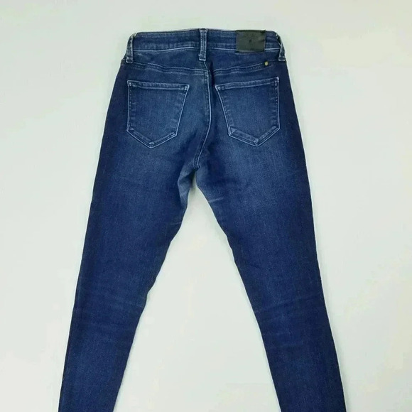 Lucky Brand 0/25 Ankle Sasha Super Skinny Women's Blue Denim Jeans Size 25X28 - Picture 1 of 11